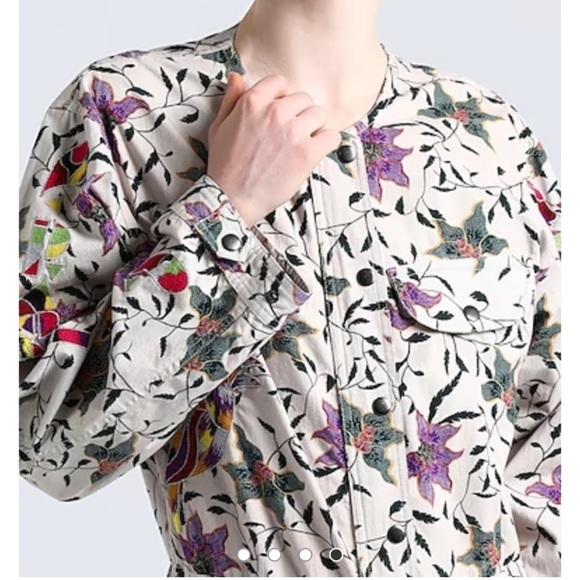 Isabel‎ Marant Gigi Jumpsuit in Soft Pink Multi - Picture 6 of 11